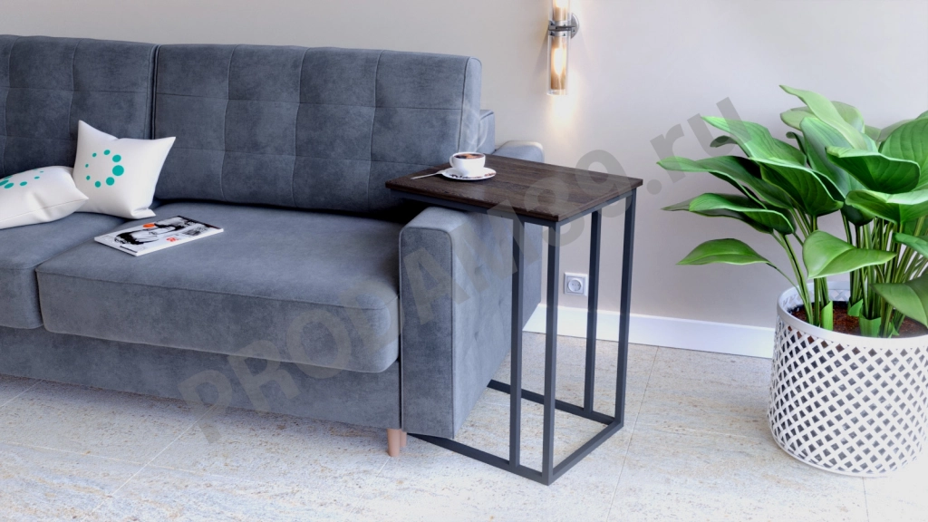 Журнальный стол Odin для дивана (h-72), цвет Венге, 42*52,2*72