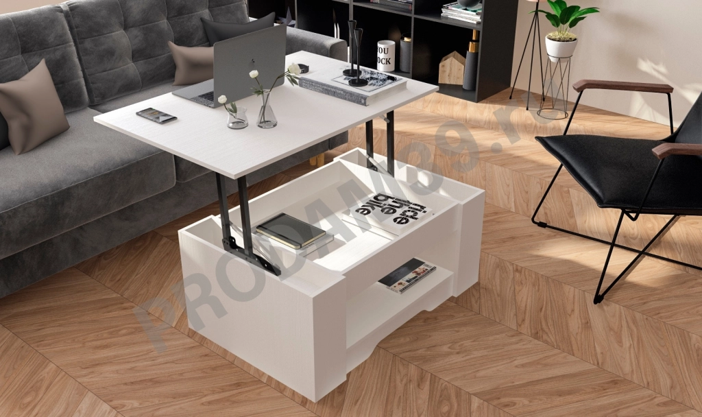 Журнальный стол Transform, цвет Белый, В39*Ш72*Г104