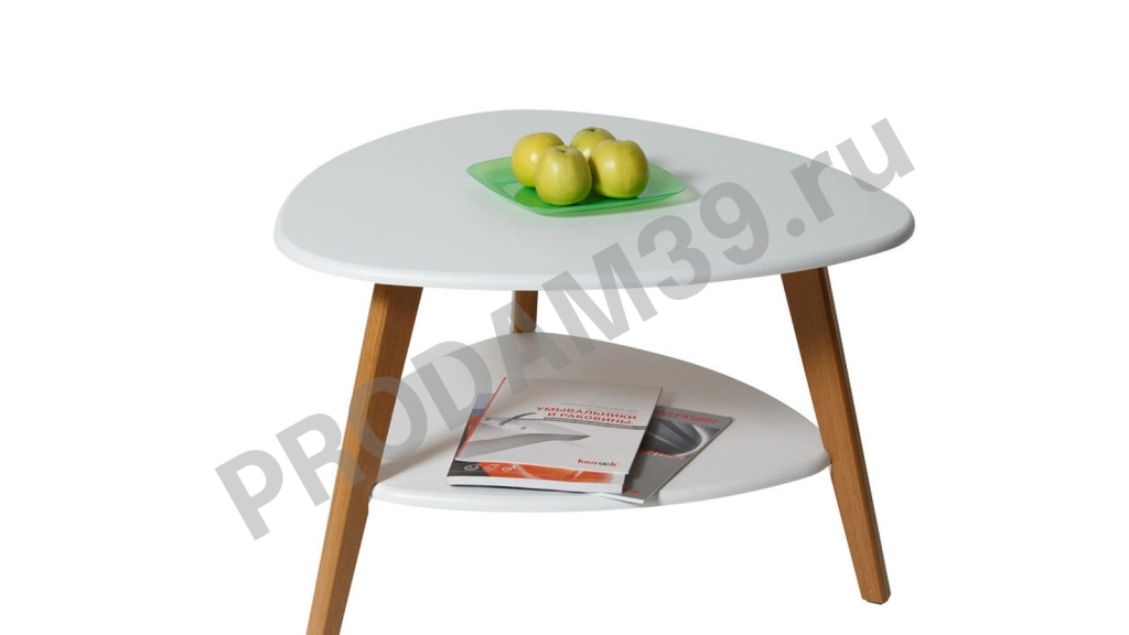 Журнальный стол Bruklin, цвет Белый, В50*Ш77*Г78