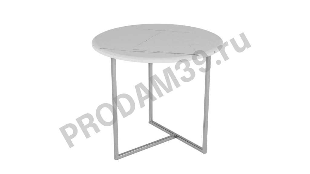 Журнальный стол Albano, цвет Белый мрамор, В50*Ш55*Г55