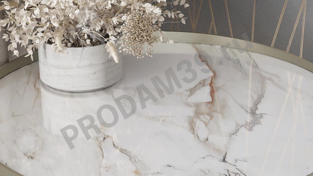 Журнальный стол Ventura, цвет белый титан, Ш55*Г55*В57