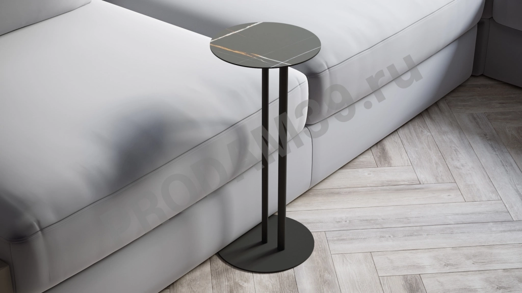 Журнальный стол Rig, сахара/нуар, 55*25*25