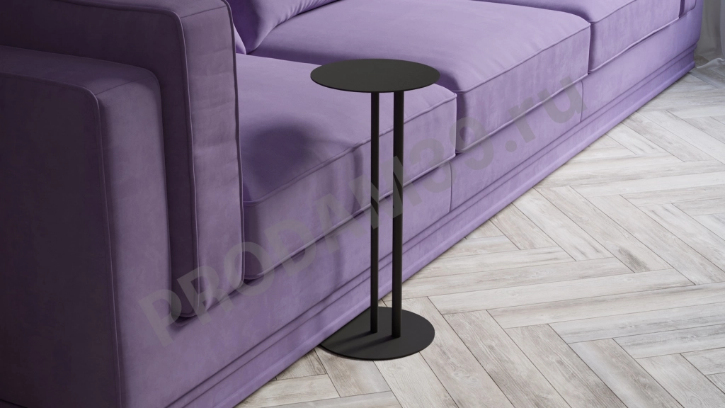 Журнальный стол Rig, черный, 55*25*25