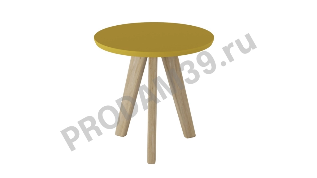 Журнальный стол Melton new, шафран/дуб, 35*35*35