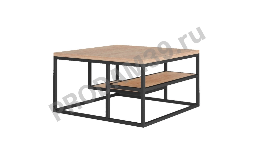 Стол журнальный Odin Plus, цвет Дуб Бардолино, 75*40*75