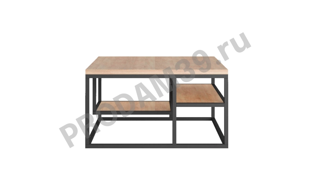 Стол журнальный Odin Plus, цвет Дуб Бардолино, 75*40*75