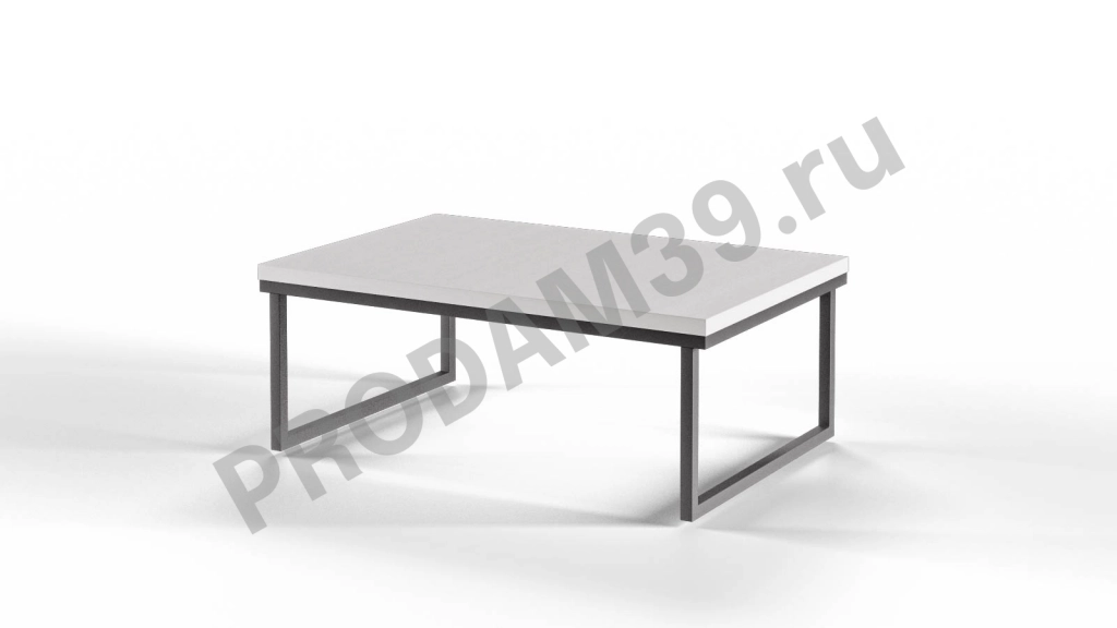 Журнальный стол Odin Mini, цвет Белый премиум, 81*31*54