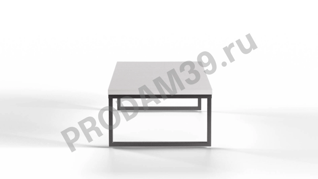 Журнальный стол Odin Mini, цвет Белый премиум, 81*31*54