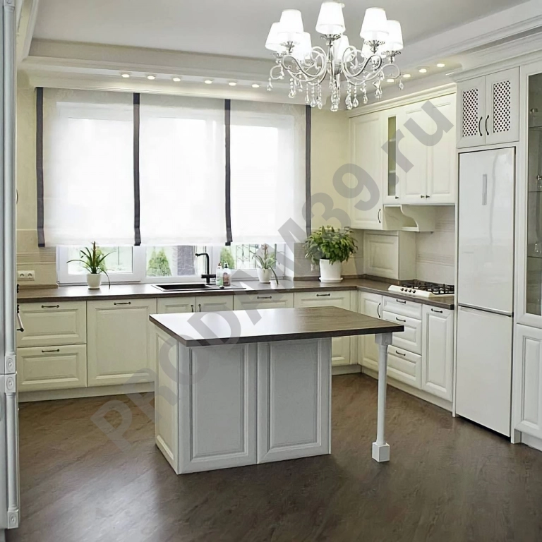 П-образная кухня от студии Mykitchen