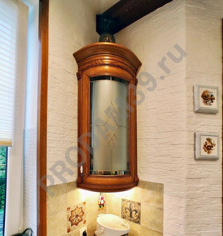 Кухня с деревянными фасадами от студии Mykitchen