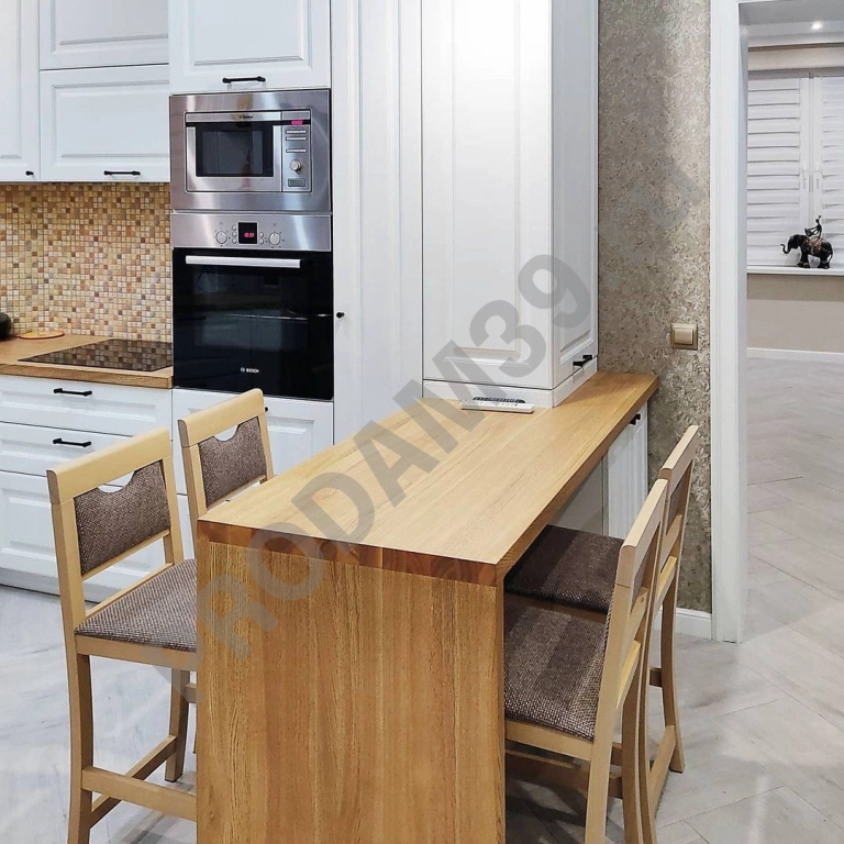 Кухня с фрезерованными фасадами от студии Mykitchen