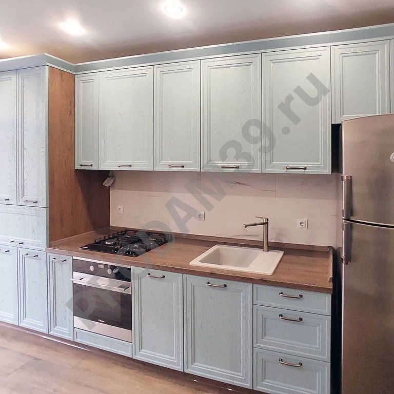 Кухня с фасадами из МДФ от студии Mykitchen