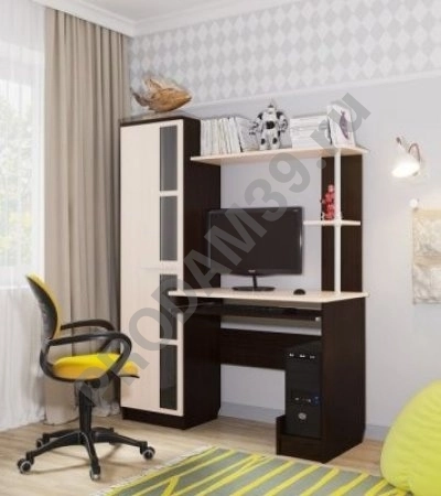 Стол компьютерный №1 Зеркальный