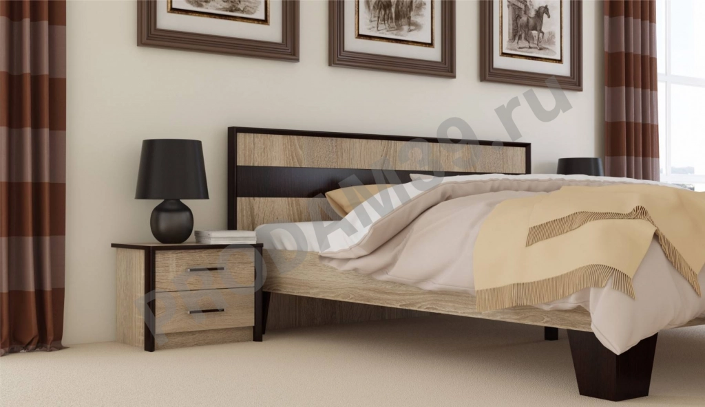 Кровать двуспальная «Эшли» 160