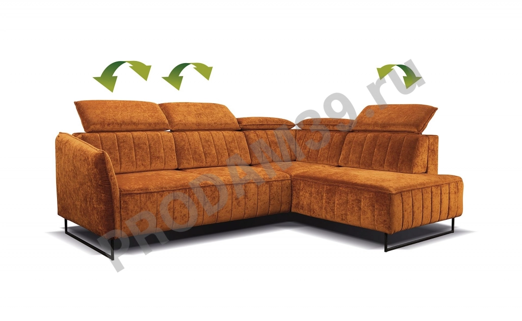 Диван угловой левый SORENTO RECL-2FBAR
