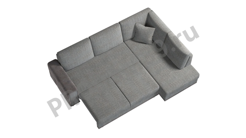 Диван угловой правый TURN 2FL-BKR