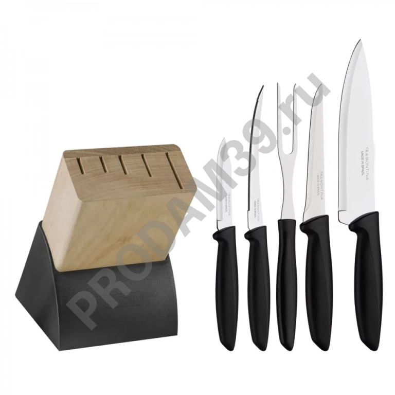 Набор ножей PLENUS 6 предметов на подставке