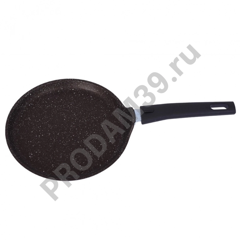 Сковорода КОФЕЙНЫЙ МРАМОР 20 см для блинов съемная ручка