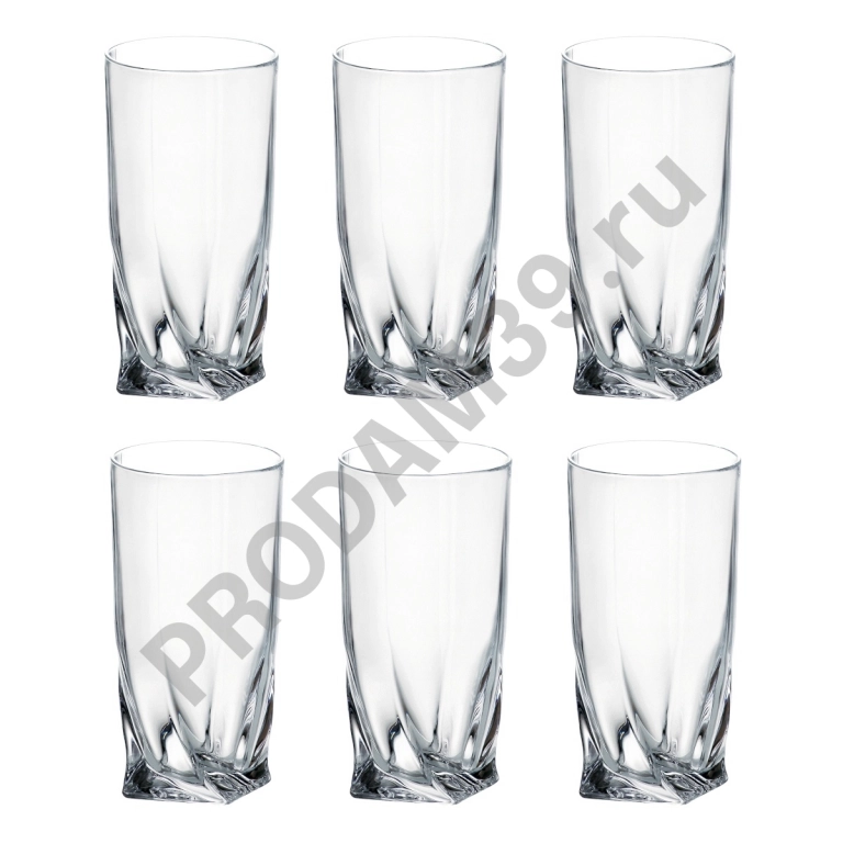 Набор стаканов QUADRO 350 мл 6 шт