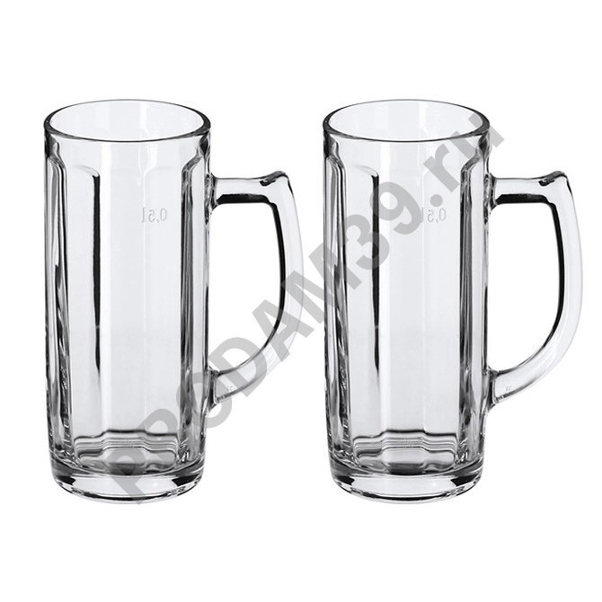 Набор кружек для пива Гамбург 500 мл 2 шт