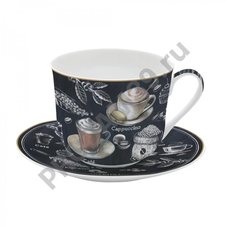 Кружка с блюдцем BARISTA 400 мл