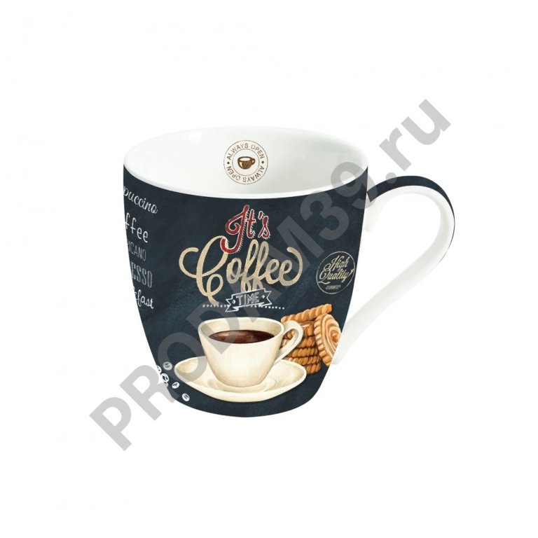 Кружка IT'S COFFEE TIME WHITE 350 мл
