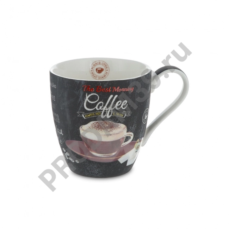 Кружка IT'S COFFEE TIME BROWN 350 мл