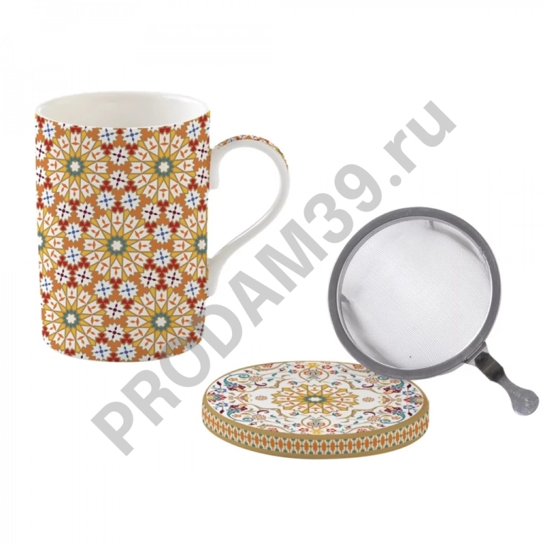 Кружка ATMOSPHERE 350 мл с крышкой и ситечком