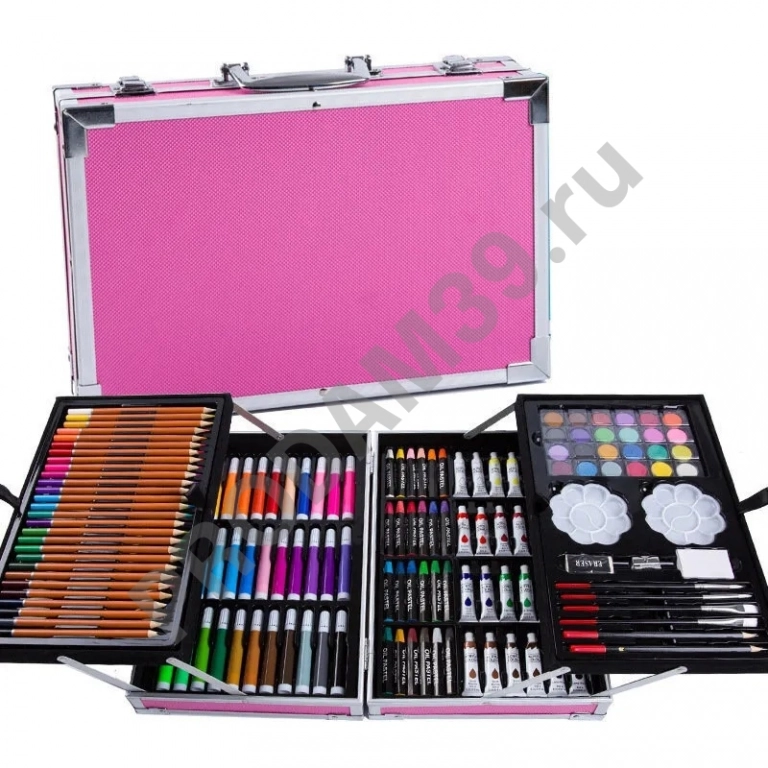 Художественный набор в металлическом кейсе