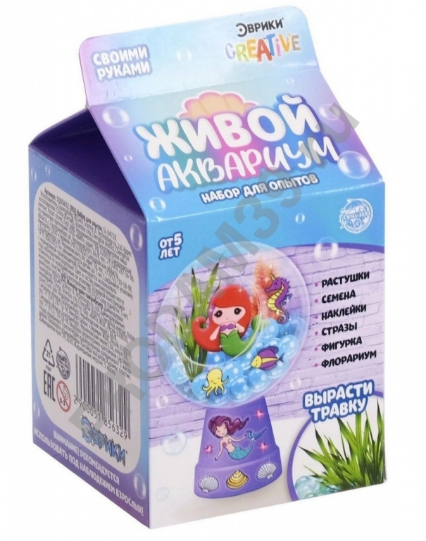 Набор для опытов Живой аквариум-флорариум