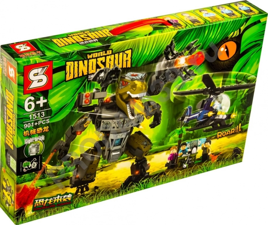 Конструктор ДИНОЗАВРЫ (901 деталь)