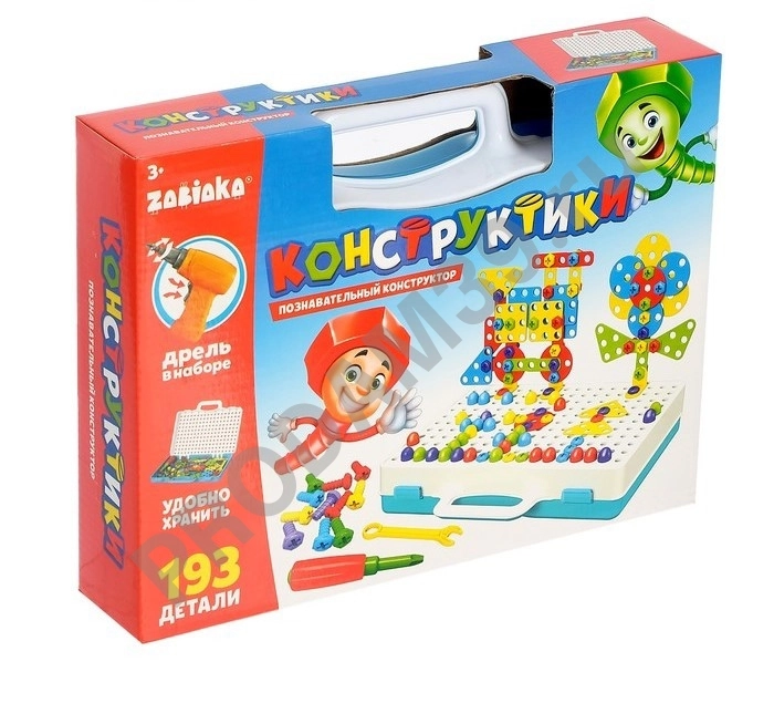 Конструктор винтовой, 193 детали