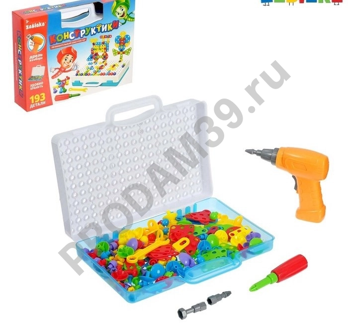 Конструктор винтовой, 193 детали
