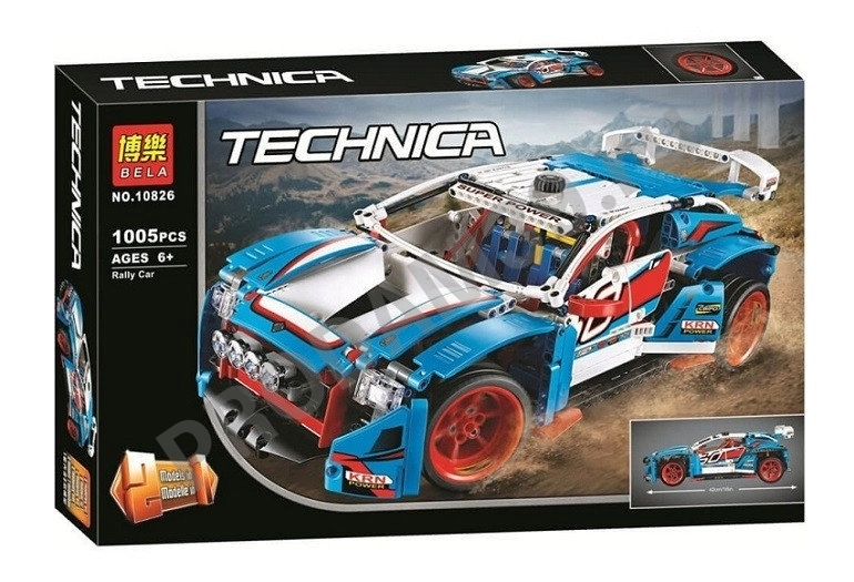 Конструктор Bela 10826 Гоночный автомобиль 2в1