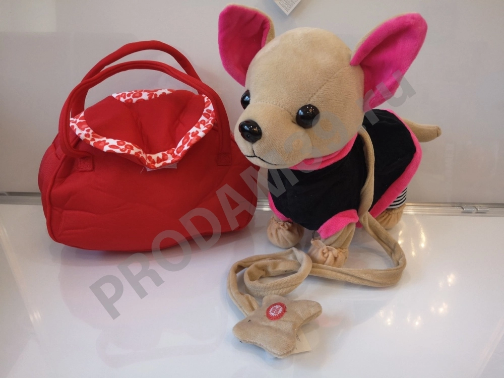 Интерактивная собачка в сумочке