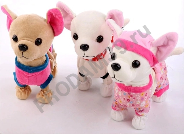 Интерактивная собачка в сумочке