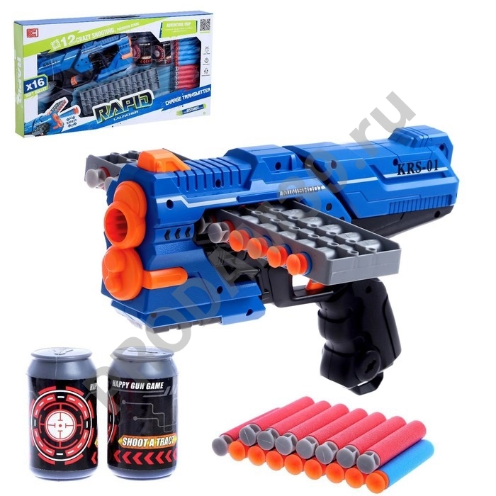 Бластер стреляет мягкими пулями