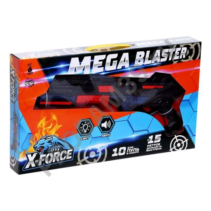 Бластер , стреляет мягкими пулями