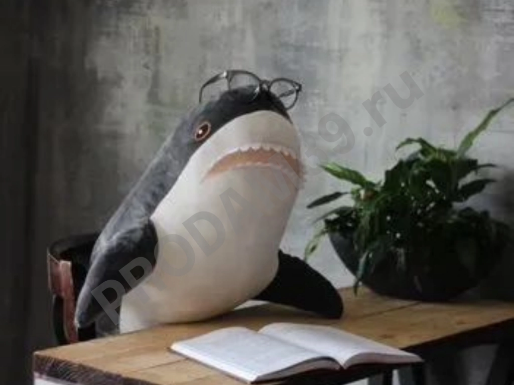 Акула мягкая игрушка в ассортименте