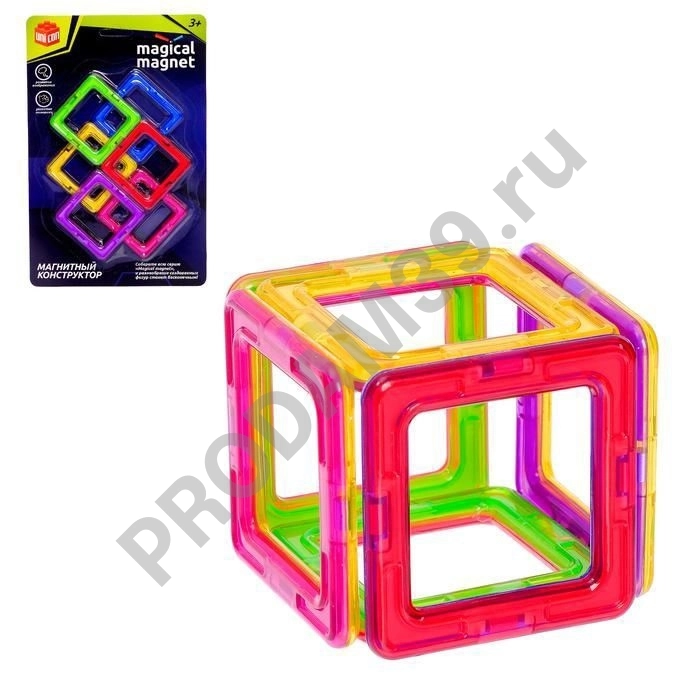 UNICON Конструктор магнитный MAGICAL MAGNET, 6 дет