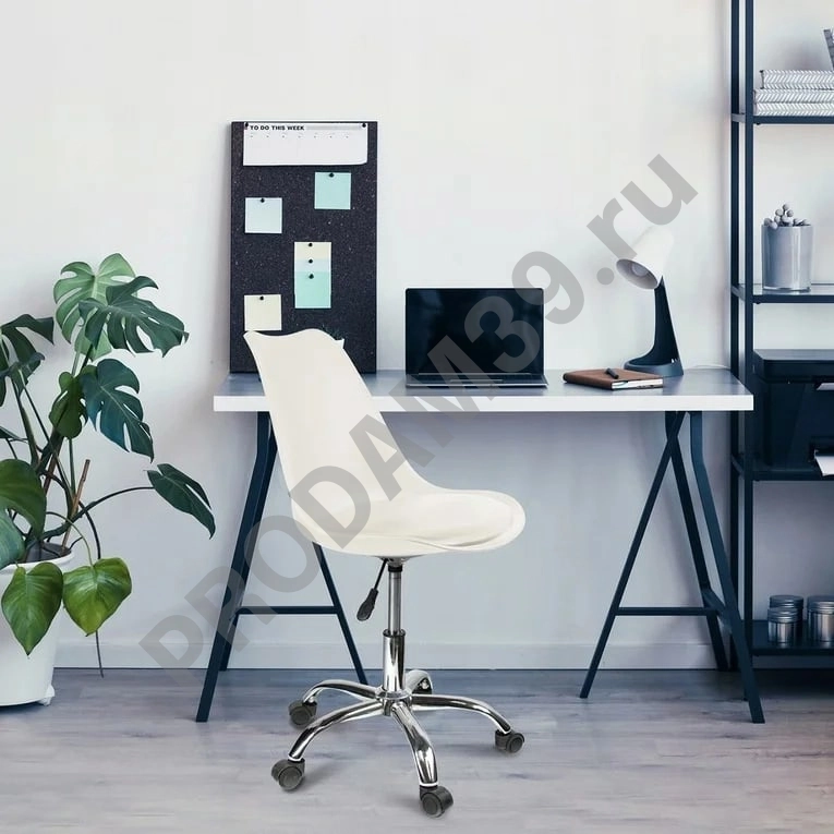 Компьютерное кресло, белый, ЭконоМебель