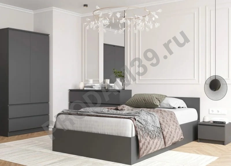 Спальня Мори-графит