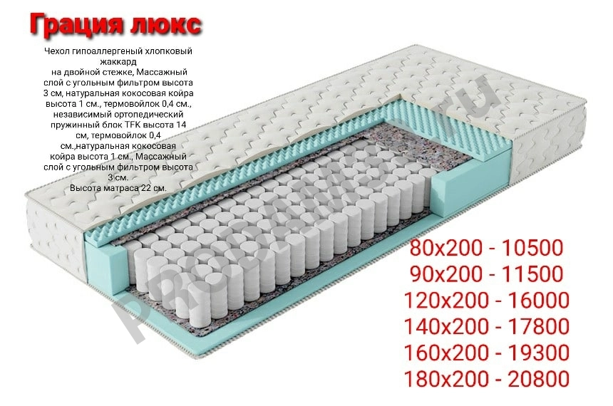 Матрас Грация люкс