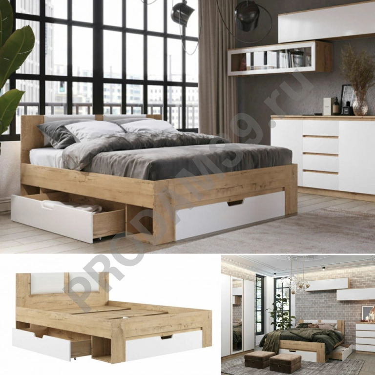 Кровать Марли 160х200 с ящиком