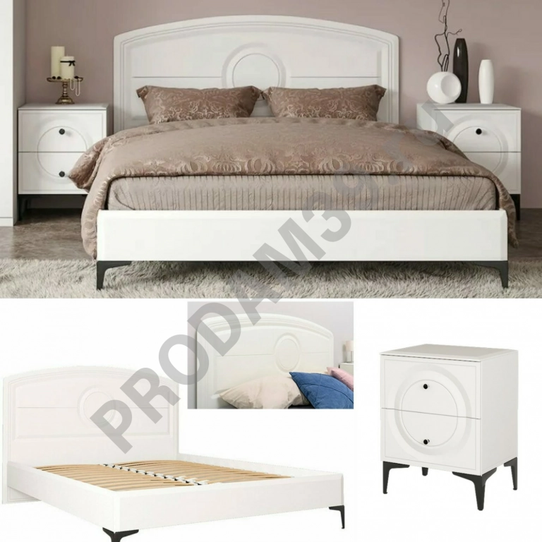 Кровать Валенсия 160х200, тумба