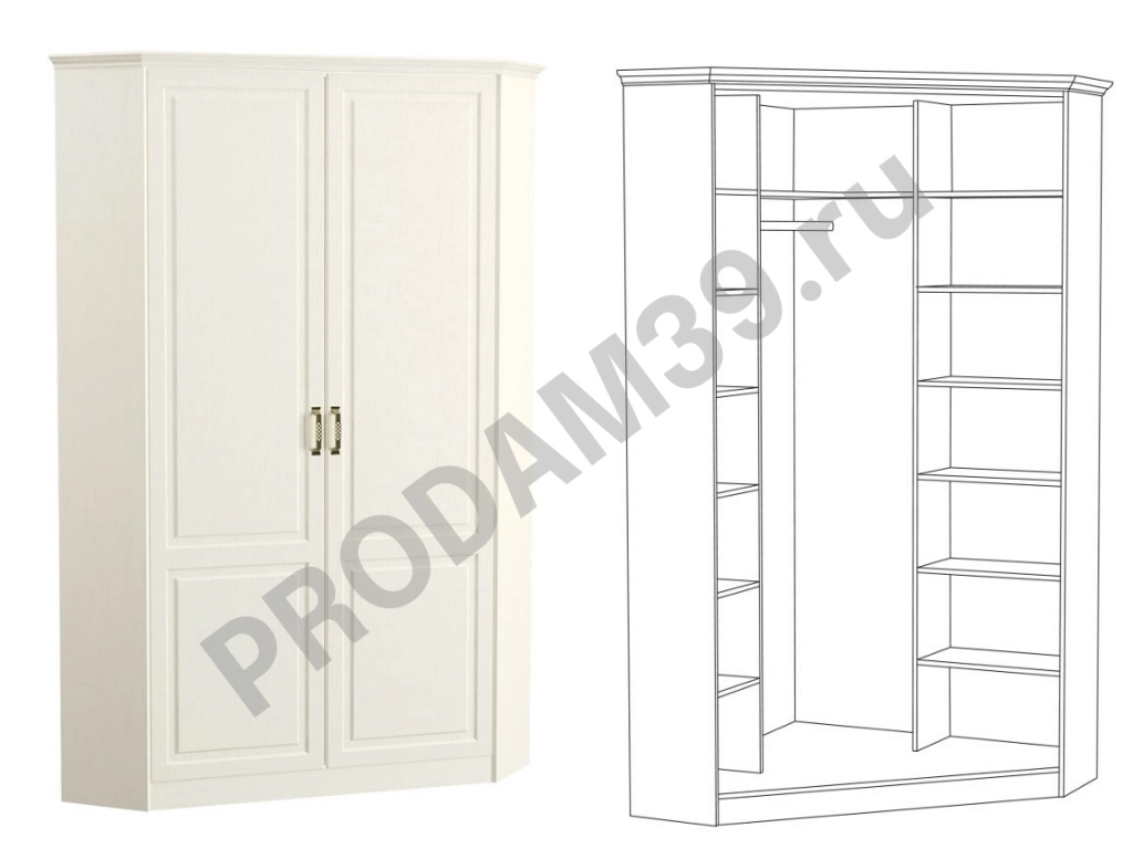 Шкаф угловой 