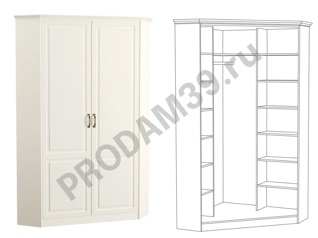 Шкаф угловой 