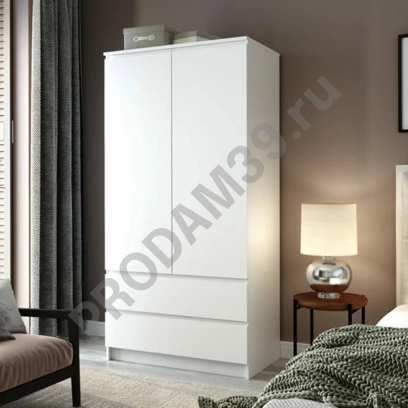 Шкаф белый, 180х90х50 см