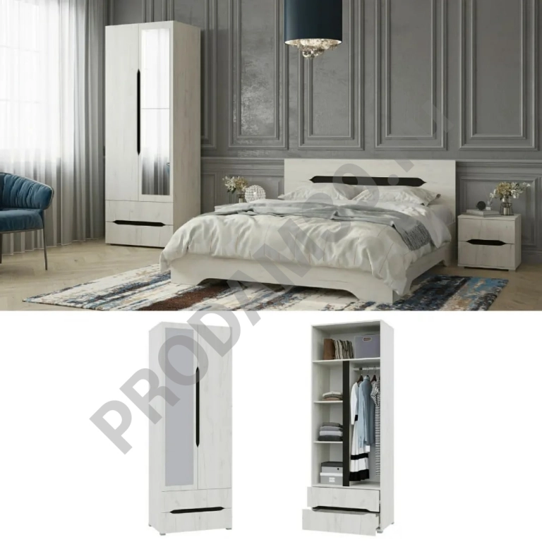 Шкаф 2х дверный с ящиками