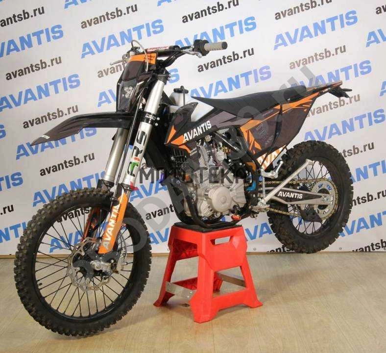 Мотоцикл эндуро Avantis (Авантис) Enduro 300 Carb (CBS300/174MN - 3 Design KTM черный) ARS ПТС с ПТС
